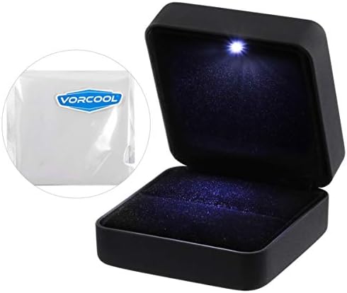Amosfun ring box box box prijedlog poklon angažman za nosioca ideje vjenčanje-korisno zgodan izdržljiv