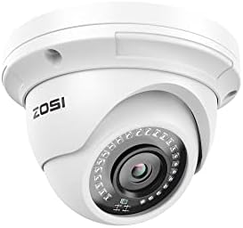ZOSI 5MP dodatak poe IP kamera na otvorenom zatvorena kuća H.265 + video nadzor Dome kamera s noćnim vidom, otkrivanje pokreta, samo radi sa ZOSI POE NVR sistemom