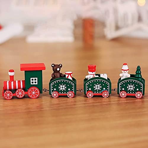 Voz božićnog drveta Vlak Božićni dekor Dječji božićni ukrasi Dječji pokloni, Tealni ukrasi za božićnu
