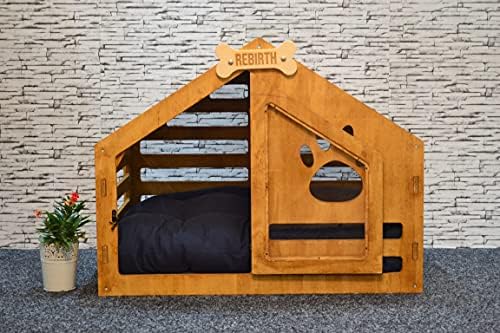 Krevet za pse, sanduk za pse, drvena kućna ljubimca, modernu kuću za pse, kućna kuća za pse, Kuća za pse,