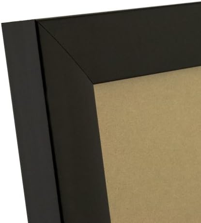 Craig Frames 1wb3bk 7 x 13-inčni okvir za slike, glatka završna obrada, 1-inčni široki, crni