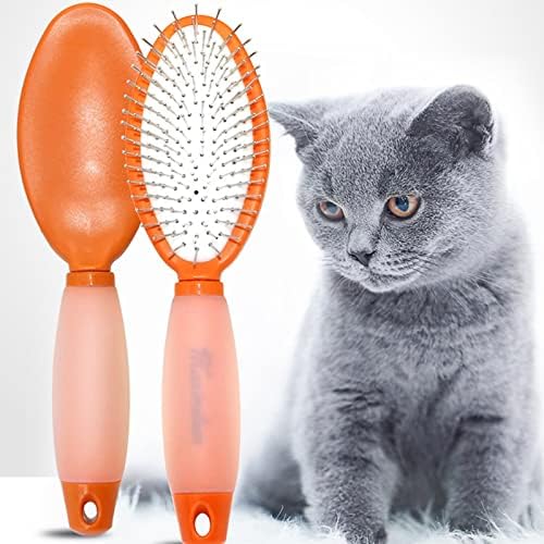XUnion šampon za kućne ljubimce & amp; četka za kupanje umirujući masažni gumeni češalj & amp; rukavice za kupanje, za duge kratkodlake pse mačke 3 kom VE2