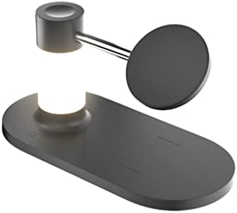 SDFGH 4 u 1 bežični punjač za brzo bežično punjač stalak za telefon bežično punjač noćno svjetlo