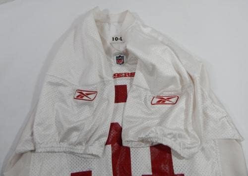 2010 San Francisco 49ers Takeo Spikes # 51 Igra Polovna bijela vežba Dres L 90 - Neincign NFL igra Rabljeni dresovi