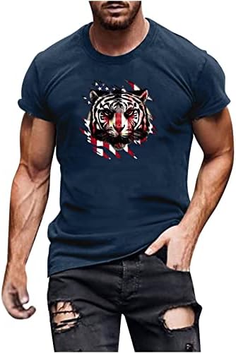 LCEPCY Cool Četvrti majice za muškarce Ležerne prilike Crew izrez kratkih rukava Grafičke majice