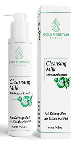 Mlijeko za čišćenje sa 4 prirodna ekstrakta - sredstvo za čišćenje mlijeka protiv starenja sa hijaluronskom