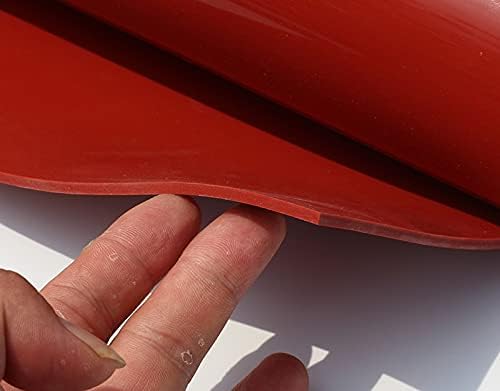 Silikonska gumena ploča veličine 50x50cm, Debljina 1/1.5/2 /3/4/5 mm crvena ili crna boja gumena Mat zaptivna