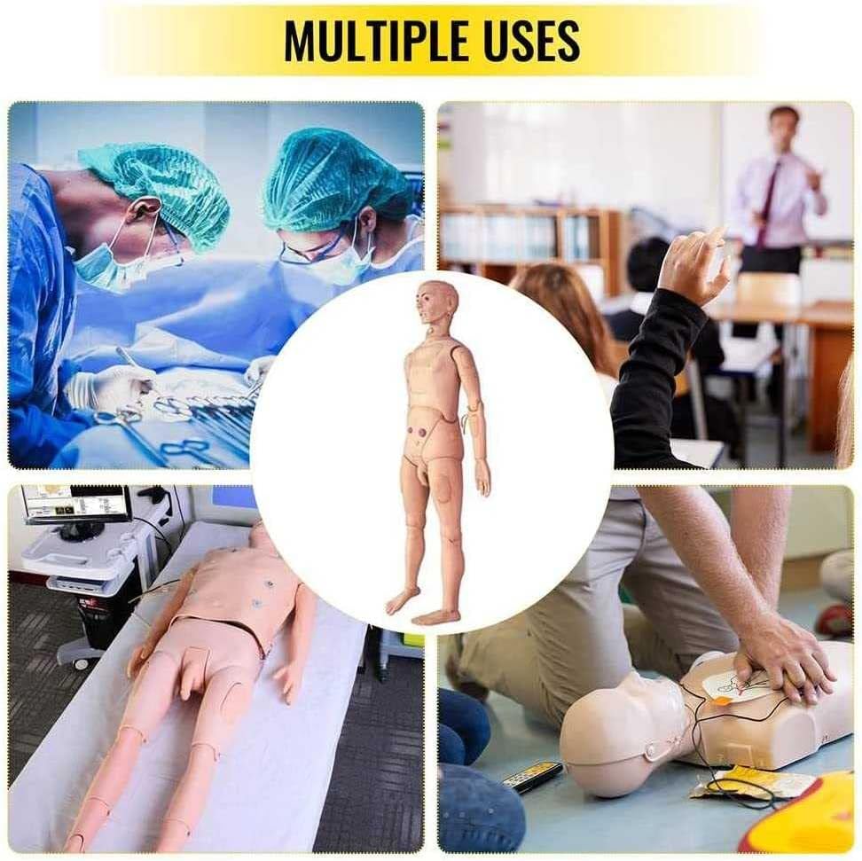 Anatomska manekenska briga o pacijentima učenje ljudskog manikinskog muškarca i žene obuku manikin model za nastavu medicinske obuke
