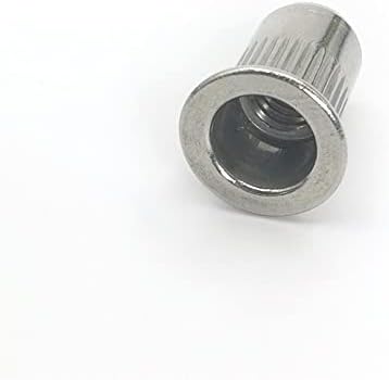 WAAZI RIVET NUT 500pcs zakovice matice M4 304 od nehrđajućeg čelika od nehrđajućeg čelika za zakovica Umetni