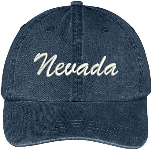 Moderna Prodavnica Odjeće Nevada State Vezena Niskoprofilna Podesiva Pamučna Kapa