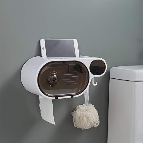 JYDQM multifunkcionalna zidna kutija za papirnu maramicu kutija za odlaganje kutija bez Punch vodootporni stalak sa kukom za kupatilo u domaćinstvu