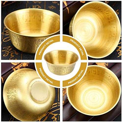 HEMOTON HEMPLE BOWL 3PCS Voda Ponuda posude Hram Bacper Dijaling Bowls Tibetan Buddhist Bowls