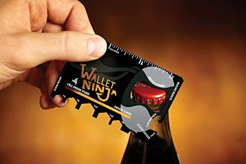 Novčanik Ninja Multitool kartica-18 u 1 Veličina kreditne kartice Multi-alat za brze popravke, EDC oprema