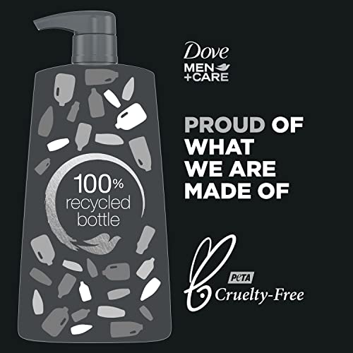 Dove Men+Care šampon drveni ugalj + glina 3 broj za zdrav izgled kose prirodno izvedena sredstva