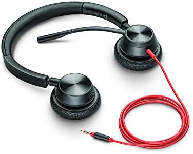 Plantronics-Blackwire 3325 žičane Stereo USB-C slušalice sa bum mikrofonom - Povežite se na PC / Mac preko USB-C ili mobilnog / tableta preko 3.5 mm konektora-radi sa timovima , Zoom & više