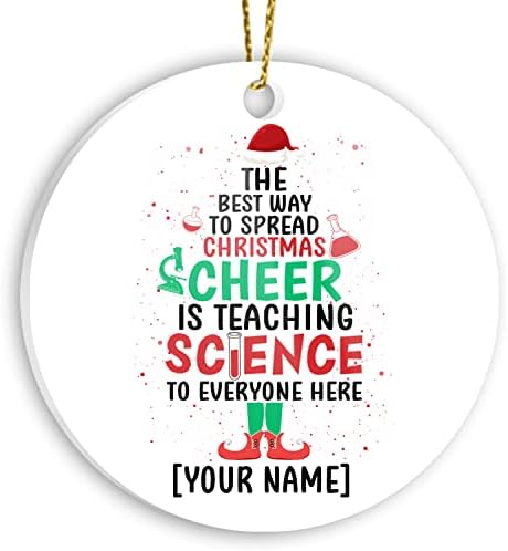 Personalizovani Božić Ornament, prilagoditi način da se širi Božić Cheer predaje nauka Ornament,