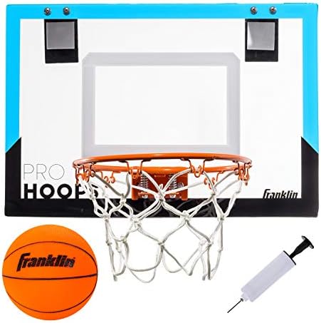 Franklin sportski Mini košarkaški obruči - Mini obruč za djecu u zatvorenom prostoru preko vrata + košarkaški Setovi - savršen dodatak za igru za spavaću sobu + ured