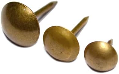100 kom bronzani nokti sa okruglom glavom Vintage dekorativne čavle Mesingani presvlake Snag thumb Stud