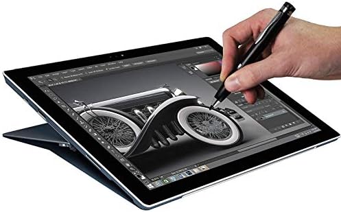 Bronel Black Mini fine tačaka Digitalna aktivna olovka Stylus kompatibilna sa Lenovo IdeaPad 330-15Ast 15.6 laptop