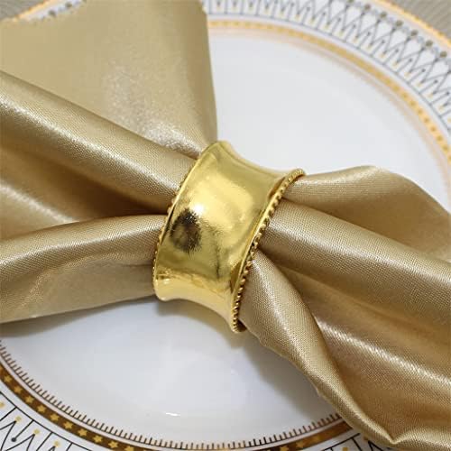 YFQHDD Metalni držač salveta prsten za salvetu za venčane večere stranke svadbe Repocije Dekoracija
