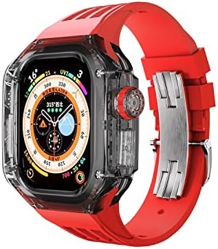 Infri Transparentna futrola za Apple Watch Band Ultra 49mm Modifikacijski komplet CASE FLUORUBBER