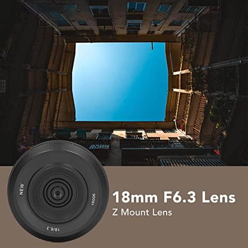 Ultra tanka objektiva za kameru Z50 Z6 Z7 Z6 II, 18 mm F6.3 Z Mount objektiv ugrađen u APS C senzor,