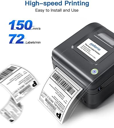 POLONO štampač etiketa, PL420 4x6 termalni štampač, brzi štampač etiketa za otpremu, komercijalni direktni termalni štampač, 2 x 1 direktna termička etiketa, termalna etiketa za samoljepljivu adresu