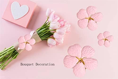 Spring Sakura Cvjetni salvetir Pink Floral Držač prstena za upl za uskrsnu dekoraciju tablice Vjenčanje večera Rođendan Festival banket DECONS HOLDER Dobro izgleda ružičasta boja