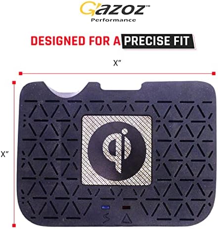 GAZOZ Performance bežični jastučić za punjenje za iPhone i Android - Qi auto punjač Mat Center Console