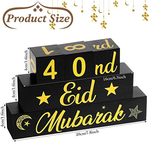 5 Komada Ramadan Kalendar Blok Set Ramadan Advent Odbrojavanje Eid Kalendar Odbrojavanje Kalendar