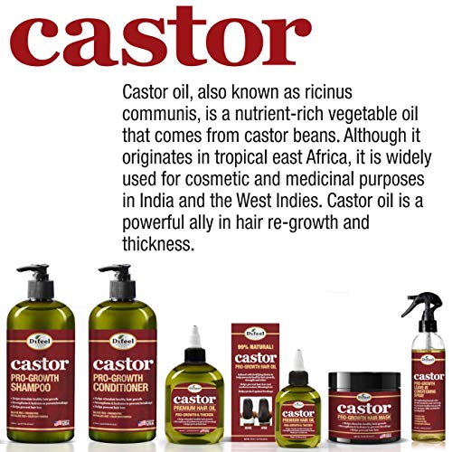 Difeel Castor pro-growth šampon 33 oz. i regenerator 33 oz.