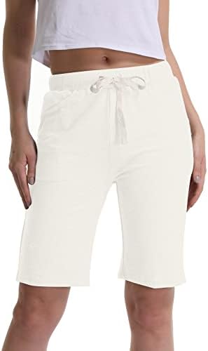 Žene Bermuda kratke hlače Ljetne kratke hlače za ženske kratke kratke kratke kratke kratke hlače od pamučnih atletske kratke hlače