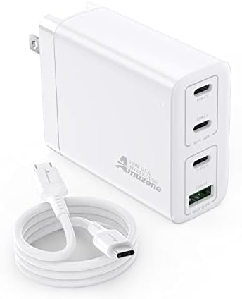 USB C Charger 100W, Amuzone GaN PD blok za brzo punjenje tipa C Multiport Adapter za struju, 4