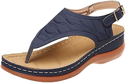 Sandale za žene za žene Ljetne dame Solicine boje Flip-Flops Premium gumene jedinice casual clip sandale