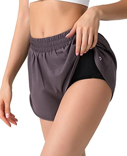 Ženske kratke hlače za sušenje suha, atletski sportski sloj Aktivne kratke hlače Žene teretane