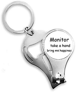 Monitor uzima ruku donesite mi sreću noktiju nokper prsten za ključeve ključeva za ključeva