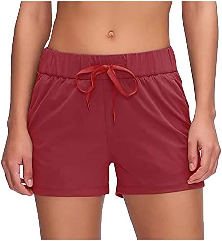Mikey Store Womens Bermuda kratke hlače Atletski znoj koji hodaju aktivne kratke hlače udobne kratke