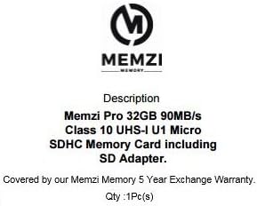 MEMZI PRO 32GB Klasa 10 90MB / s Micro SDHC memorijska kartica sa SD adapterom za LG K10 seriju mobilnih telefona