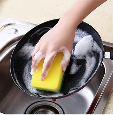 Zukeehm spužvi 5pcs dvostrano čišćenje sunđera Kuhinjski alati za pranje posuđa za pranje četkica za čišćenje četkica za čišćenje posuda za čišćenje sunčanih jastučići