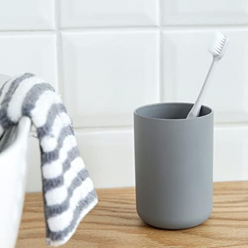 Stobok 2pcs plastične čaše za pranje za pranje zuba Tumbler zube četkanje četkica za zube četkice za zube šalice za zube Organizer za kupatilo Kupatilo Vanity Countertops Potrošni materijal