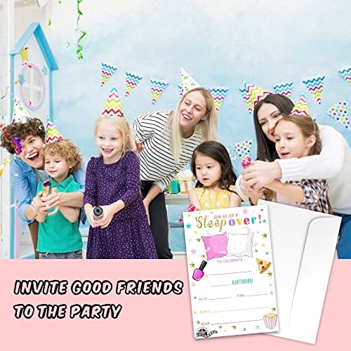 Četvrte za rođendan Zodvery Sound Rođendana - Snar za zabavu za djecu, dječake ili djevojčice - 20 Popunite pozivnice za rođendan i 20 koverti / 04