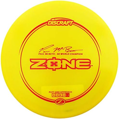 Diskrift Paul Mcbeth Potpis Elite z Zone Putt i priđite golf disku [boje mogu varirati]