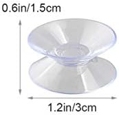 Veemoon usisne čaše dvostrane usisne čaše, 30 mm PVC prozirne plastične staklene tablice Top odstojnih