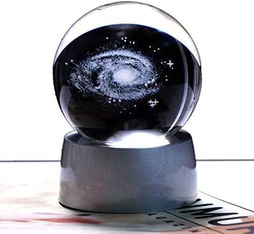 Ythtm Crystal solarni sistem Poklon lopta s naplatnim šarenim LED baznim planetama Ball Party