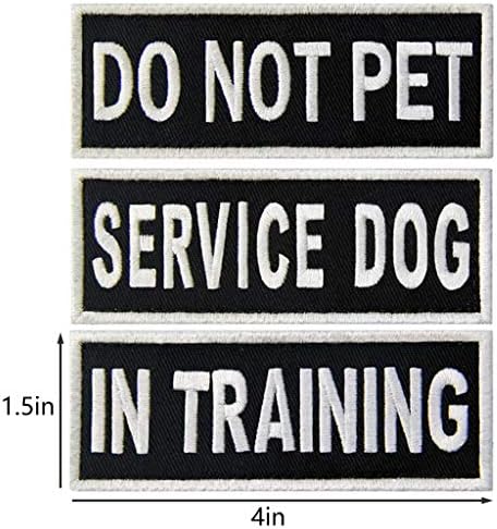 Servisni pas na treningu Ne ljubimci emocionalni prsluk / pojasevi moralni taktički patch vezeni znački pričvršćivač