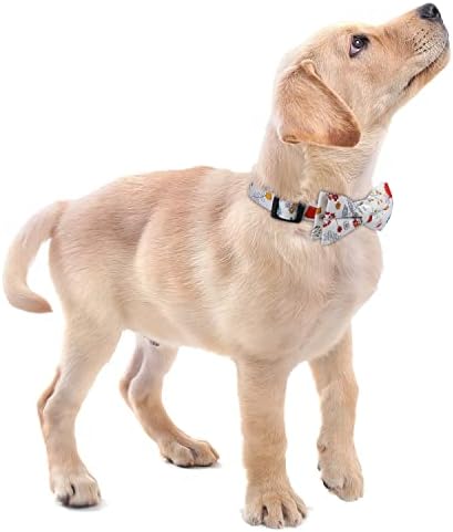 Chede pamučni dizajner Bowtie psi ovratnik slatki cvjetni ogrlice za djevojke za djevojke male srednje velike