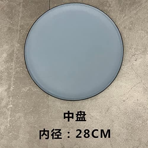 Genigw plavi pribor za jelo postavljeno kosti Kina Planina za večeru Okrugla okrugla posteljina