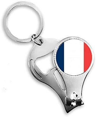 Francuska Nacionalna zastava Europa Zemljište Nail NIPPer prsten za ključeve za ključeve za ključeva