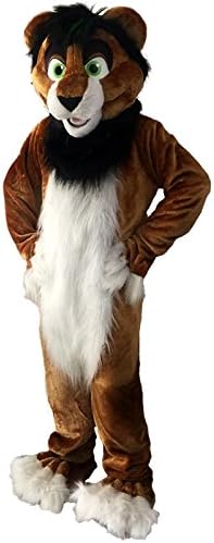 Smeđi lionski pas lisica maskota kostim lik)