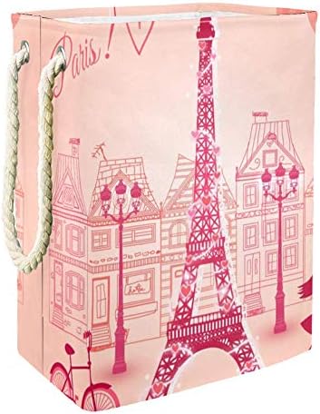 Unicey Lovers u Parizu Ajfelov toranj velika kanta za odlaganje sklopiva korpa za veš za jaslice i dečiju sobu